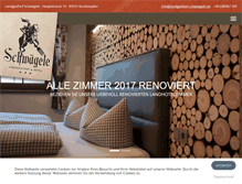 Tablet Screenshot of landgasthof-schwaegele.de